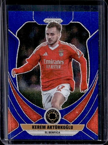Kerem Aktürkoglu 2025 Panini Prizm FIFA Club World Cup Blue Glitter /149