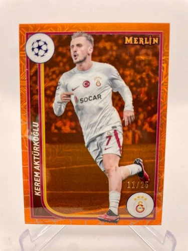 Kerem Akturkoglu 2023 Topps Merlin Chrome Orange /25