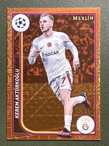Kerem Akturkoglu 2023 Topps Merlin Chrome Orange Mojo /25