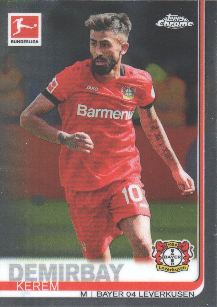Kerem Demirbay 2019 Topps Chrome Bundesliga 46