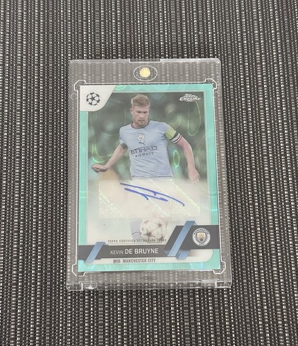 Kevin De Bruyne 2022 Topps Chrome Aqua