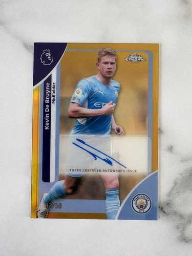 Kevin De Bruyne 2026 Topps Chrome Gold /50