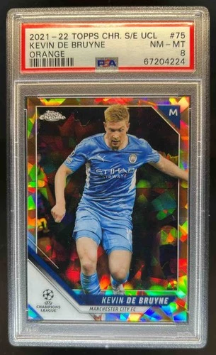 Kevin De Bruyne 2021 Topps Chrome Orange /50