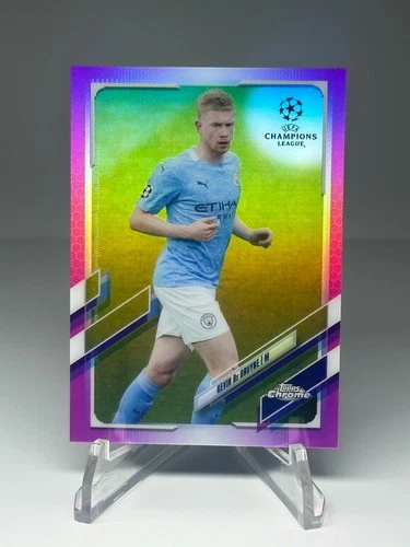 Kevin De Bruyne 2021 Topps Chrome Pink Refractor /175