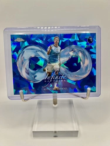 Kevin de Bruyne 2025 Topps Chrome Premier League Infinite Sapphire