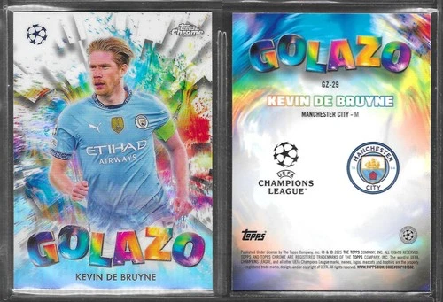 Kevin de Bruyne 2025 Topps Chrome UCC #GZ-29