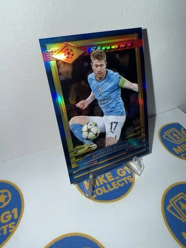 Kevin De Bruyne 2023 Topps Finest Blue /99