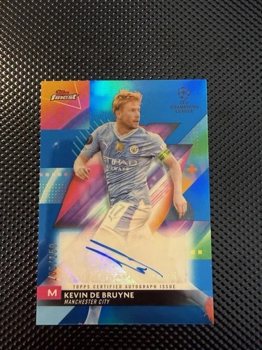 Kevin de Bruyne 2024 Topps Finest Colour Match /150