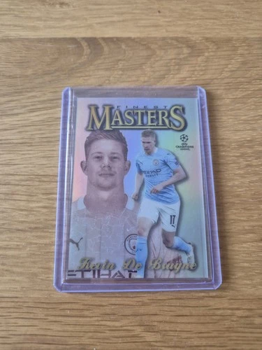 Kevin De Bruyne 2020 Topps Finest UEFA Champions League