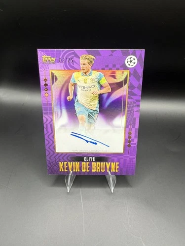 Kevin De Bruyne 2024 Topps Gold UCC Purple /25