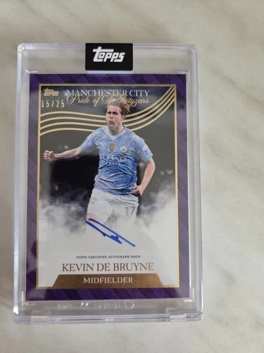 Kevin De Bruyne 2023 Topps Manchester City Forever /25
