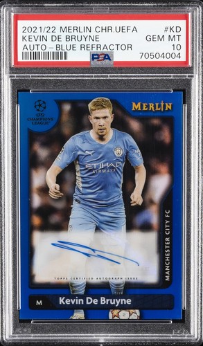 Kevin De Bruyne 2021 Topps Merlin Chrome 39/75