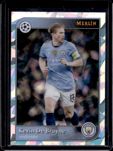 Kevin De Bruyne 2024 Topps Merlin Chrome Atomic Refractor #14