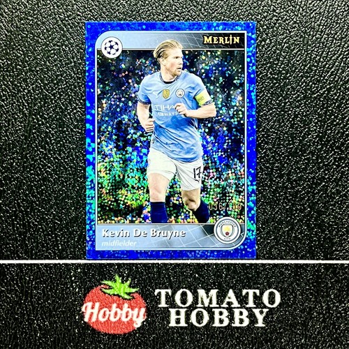 Kevin De Bruyne 2024 Topps Merlin Chrome Blue Refractor /150