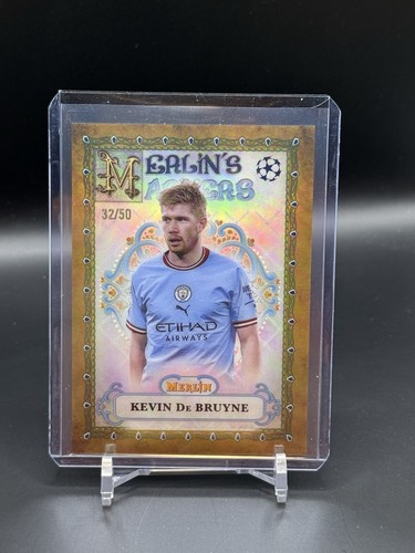 Kevin De Bruyne 2022 Topps Merlin Chrome Gold /50