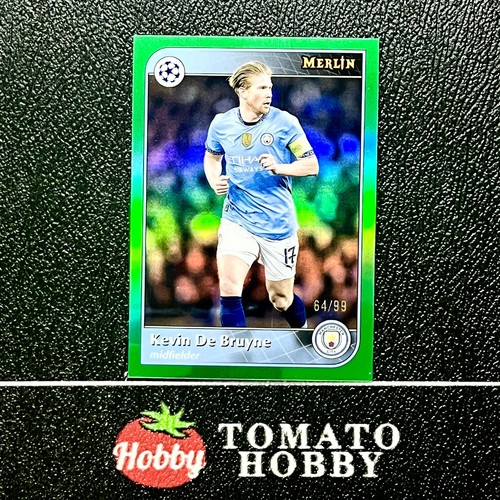 Kevin De Bruyne 2024 Topps Merlin Chrome Green Refractor /99