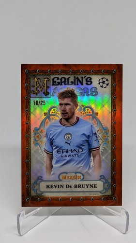 Kevin De Bruyne 2023 Topps Merlin Chrome Orange /25
