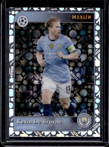 Kevin De Bruyne 2024 Topps Merlin Cromo UEFA Vintage Refractor #14
