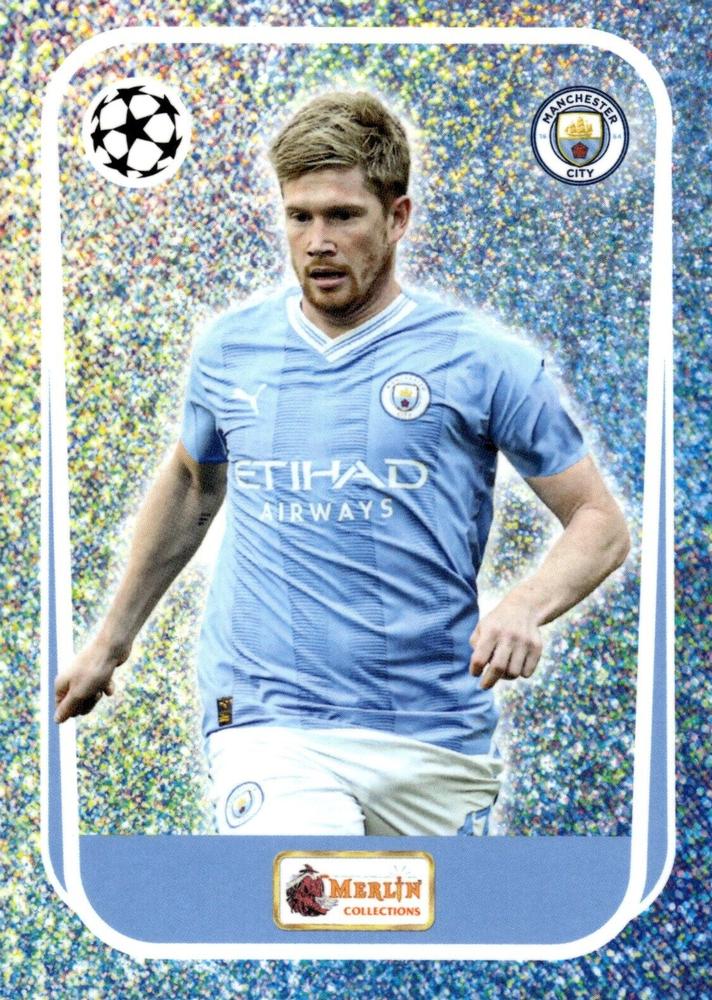 Kevin De Bruyne 2023 Topps Merlin Heritage UEFA Club Competitions