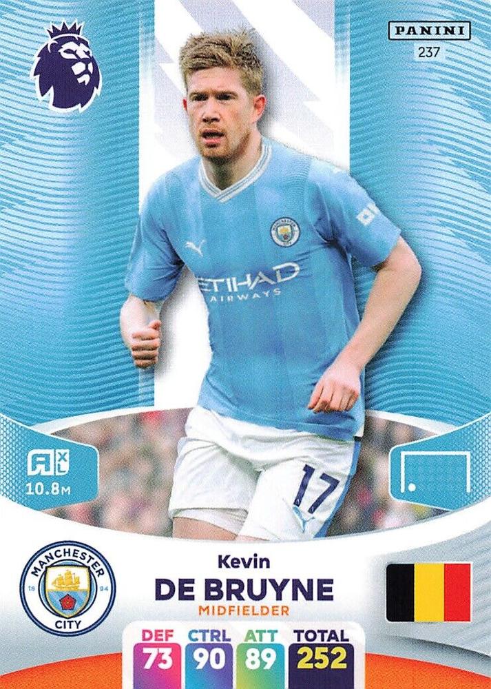 Kevin De Bruyne 2024 Panini Adrenalyn XL Premier League