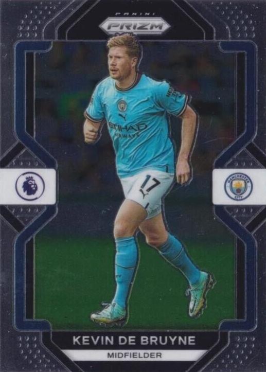 Kevin De Bruyne 2022 Panini Prizm Premier League 25
