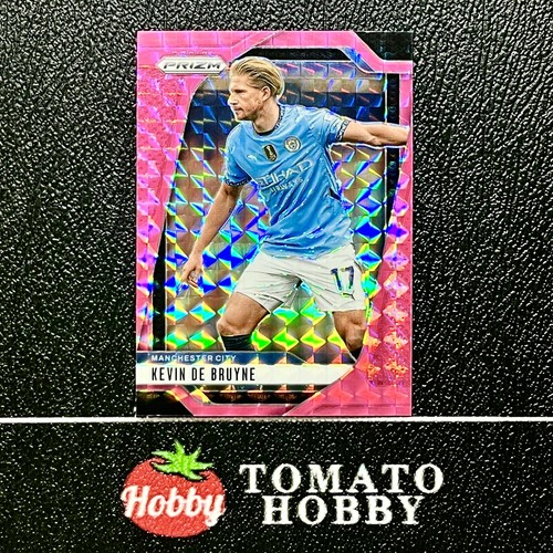 Kevin De Bruyne 2024 Panini Prizm Premier League Pink Mosaic Refractor