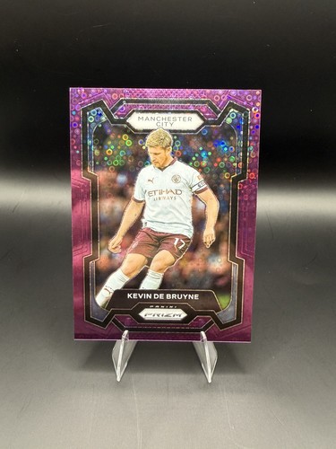 Kevin De Bruyne 2023 Panini Prizm Purple Mojo Prizm /25