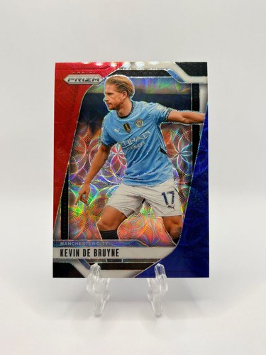 Kevin De Bruyne 2024 Panini Prizm Red White Blue