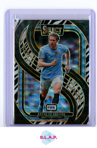 Kevin De Bruyne 2024 Panini Prizm Select Onda Cebra