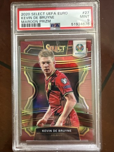 Kevin De Bruyne 2020 Panini Select Maroon Prizm 83/165