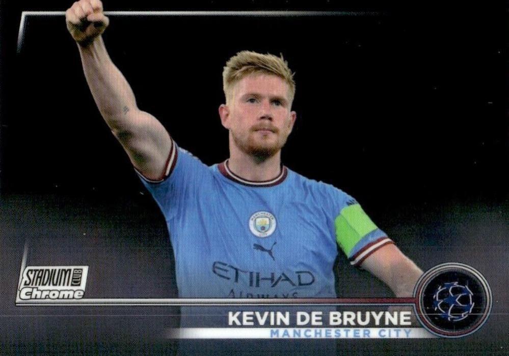Kevin De Bruyne 2022 Topps Stadium Club Chrome UEFA 74