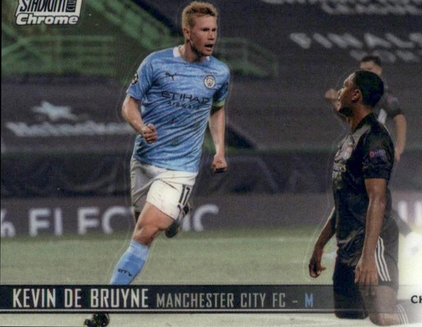 Kevin De Bruyne 2020 Topps Stadium Club Chrome UEFA 98