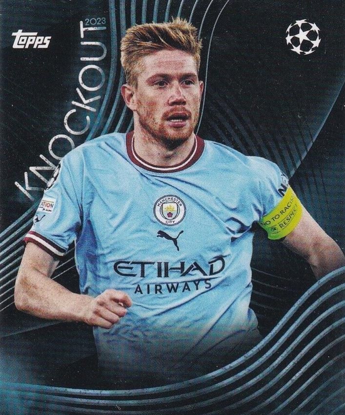 Kevin De Bruyne 2023 Topps Knockout UEFA Champions League