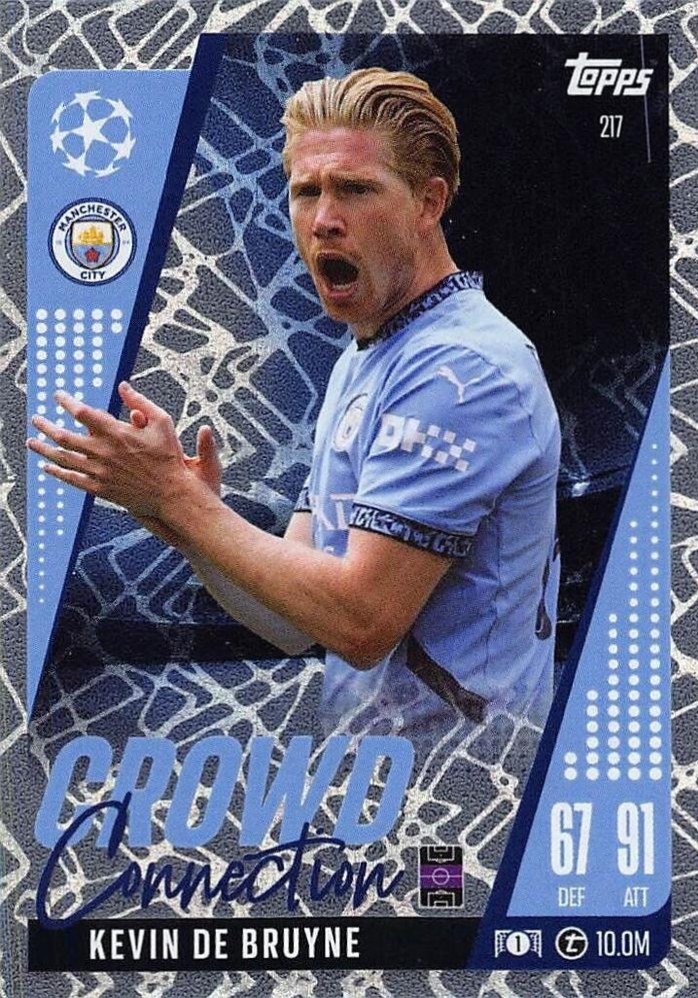 Kevin De Bruyne 2024 Topps Match Attax UEFA Club Competitions Extra