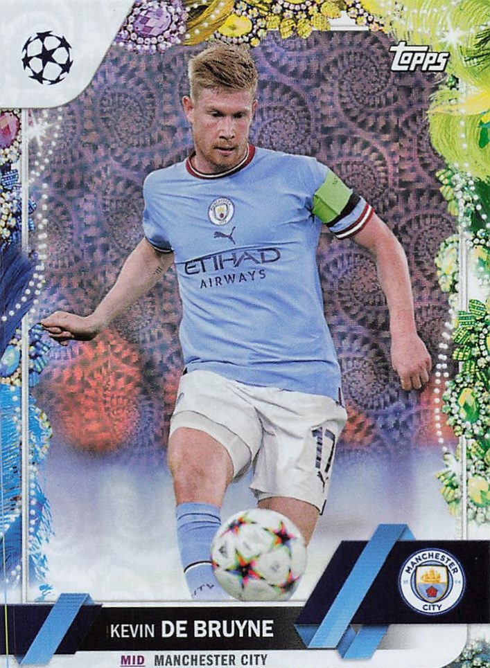 Kevin De Bruyne 2022 Topps UEFA Club Competitions Carnaval Edition