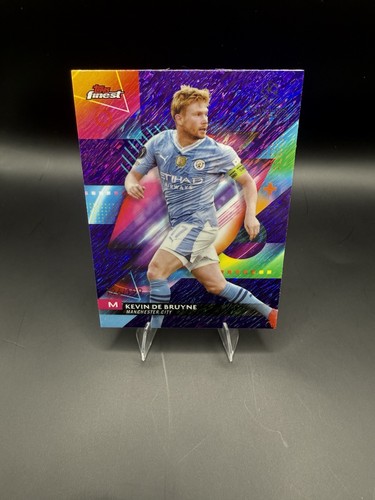 Kevin De Bruyne 2023 Topps UCC Finest Purple /199