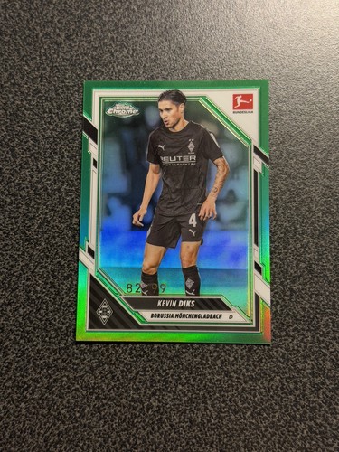 Kevin Diks 2025 Topps Chrome Bundesliga True Green /99