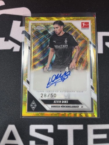 Kevin Diks 2026 Topps Chrome Gold Wave /50