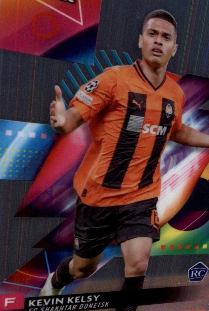 Kevin Kelsy 2023 Topps Finest UEFA Club Competitions