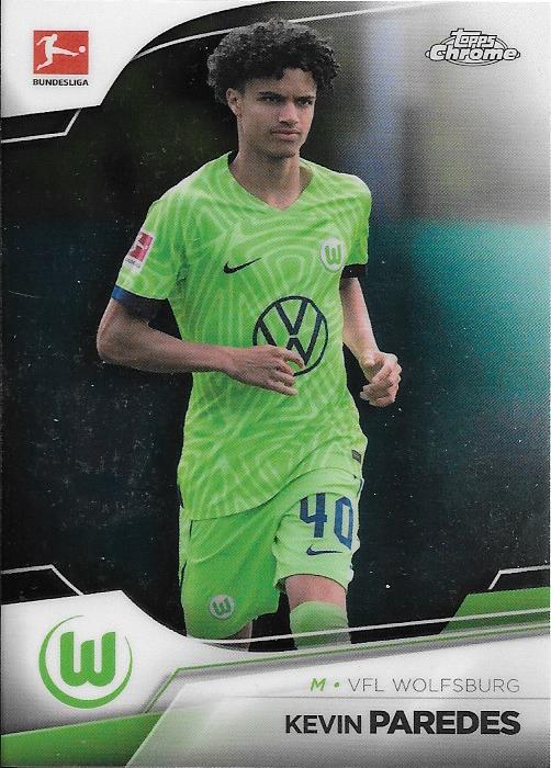 Kevin Paredes 2022 Topps Chrome Bundesliga 95