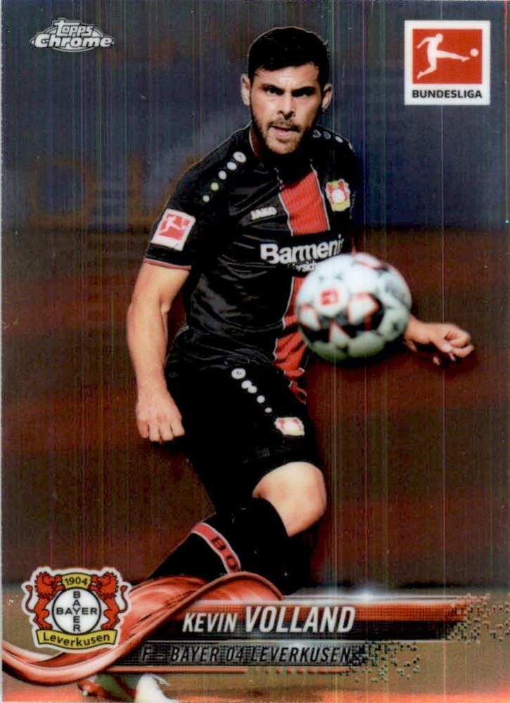 Kevin Volland 2018 Topps Chrome Bundesliga 83
