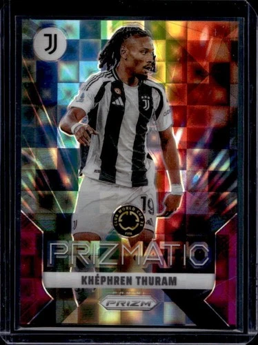 Khephren Thuram 2025 Panini Prizm FIFA Club World Cup Prizmatic Purple Pandora /49