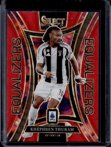Khephren Thuram 2024 Panini Select Serie A Red Wave /49