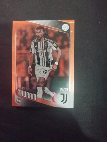 Khephren Thuram 2025 Topps UCC Flagship Orange /25