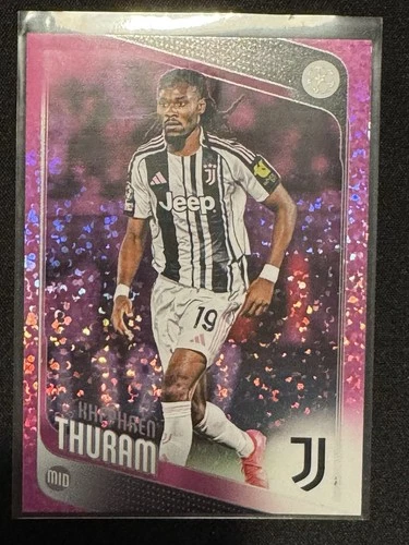 Khephren Thuram 2025 Topps UCC Pink Sparkle