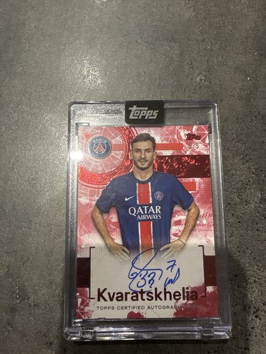 Khvicha Kvaratkhelia 2024 Topps Exhibition /5