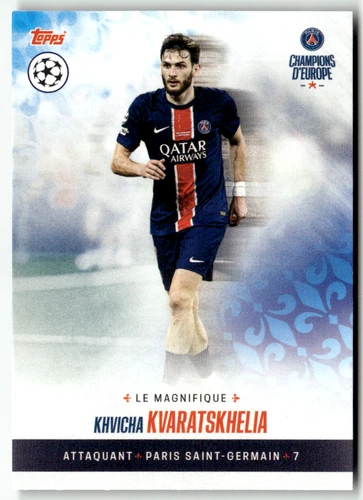 Khvicha Kvaratskhelia 2025 Topps Champions D'Europe