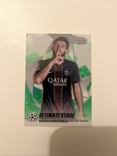 Khvicha Kvaratskhelia 2025 Topps Champions League /99