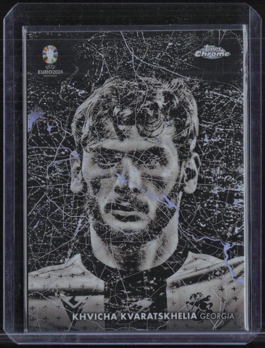 Khvicha Kvaratskhelia 2024 Topps Chrome