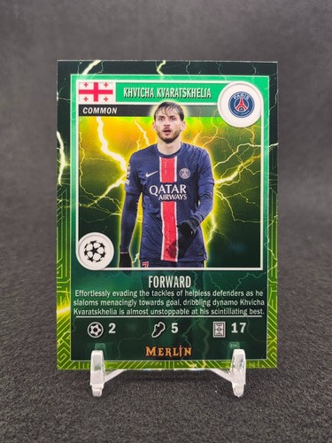 Khvicha Kvaratskhelia 2024 Topps Chrome Merlin MG-47